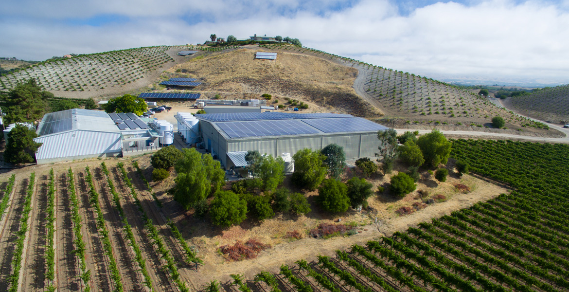 Paso Robles Peachy Canyon Winery Drone Photographer - Studio 101 West Photography