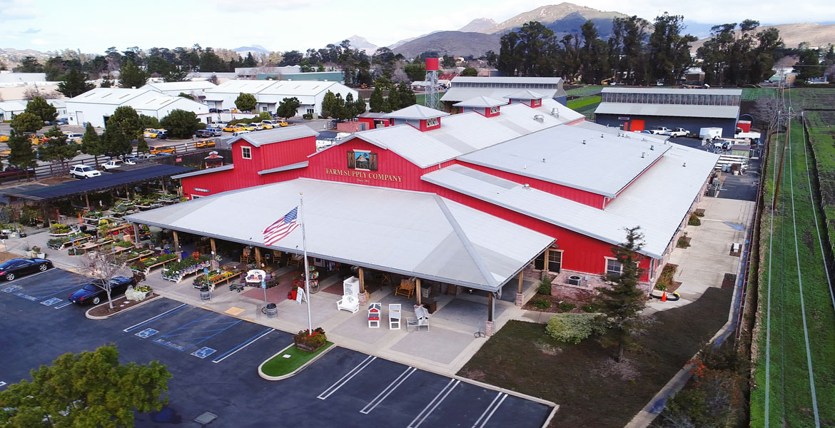 Farm Supply San Luis Obispo Aerial Drone Photography - Studio 101 West Photography