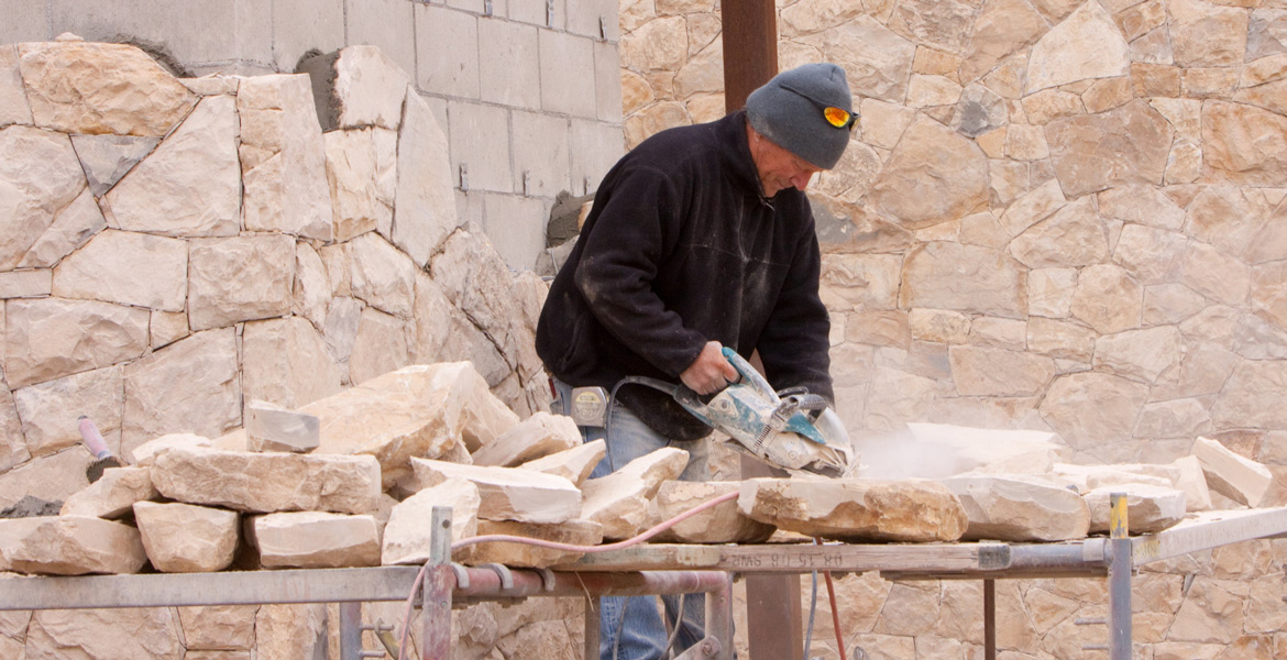 Halter Ranch Paso Robles Winery Construction - Rock Work Photography - Studio 101 West Photography