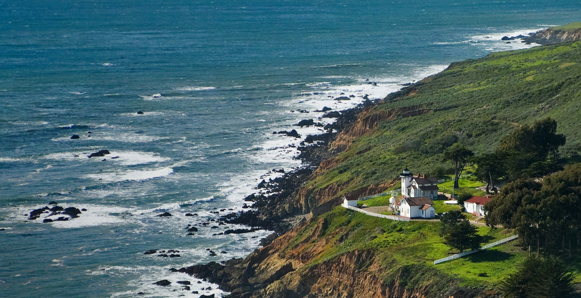 San Luis Obispo Light House Aerial Photographer - Studio 101 West Photography