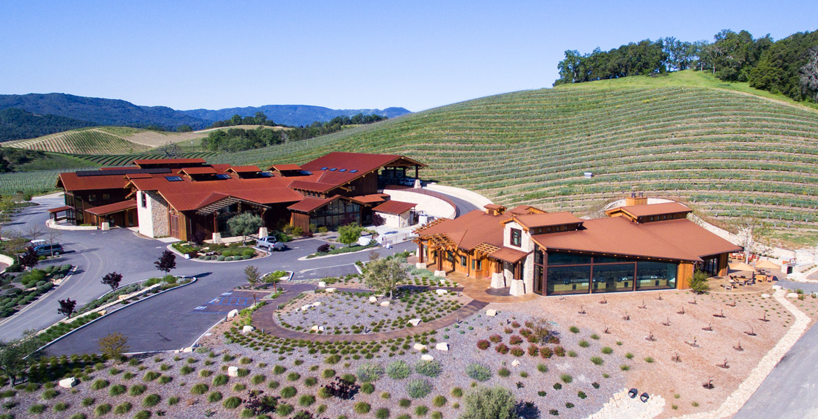 Paso Robles Halter Ranch Winery and Tasting Room Drone Photography - Studio 101 West Photography