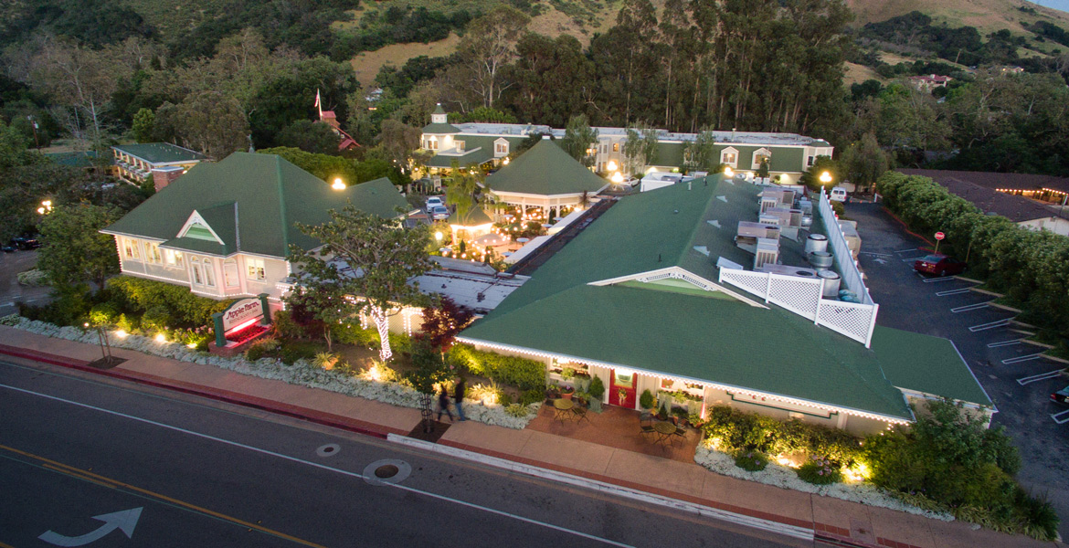 San Luis Obispo Apple Farm Drone Aerial Photography - Studio 101 West Photography