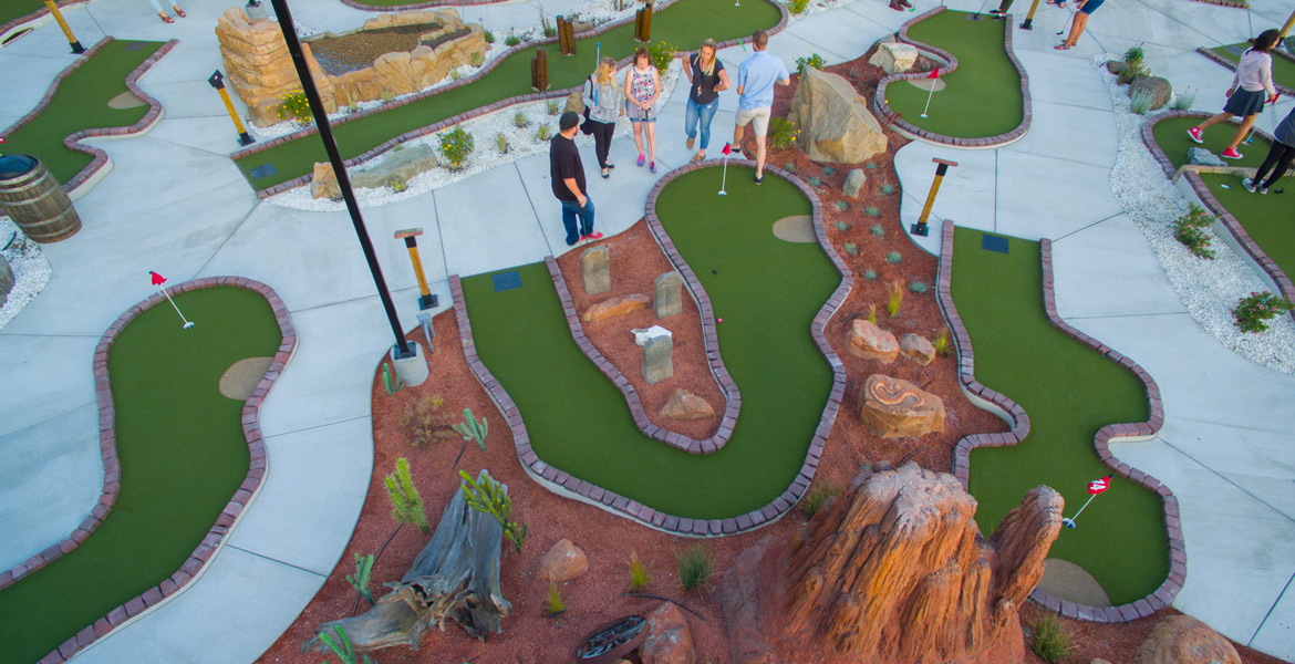 Atascadero Mr Putters Mini-golf Drone Photographer - Studio 101 West Photography