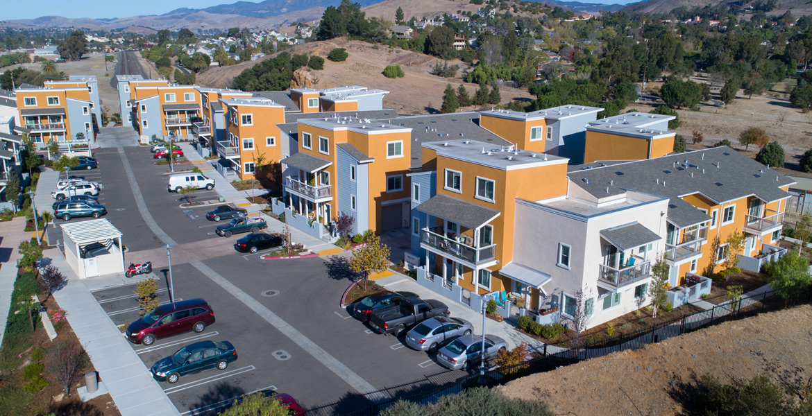 San Luis Obispo Moylan Terrace Residential Real Estate Drone Photography - Studio 101 West Photography